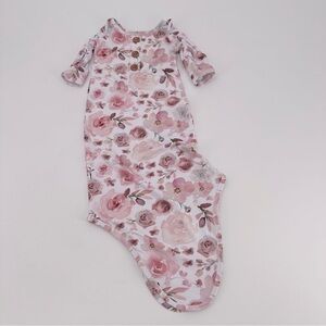 Caden Lane Floral Baby Knot Gown Newborn Sleep Sack 0-3 months